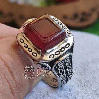 Original Yemen Agate Natural Stone 925 Silver - Yamni Aqeeq