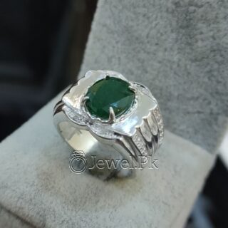 Certified Emerald Zambian Natural - 925 Silver Ring Luxury