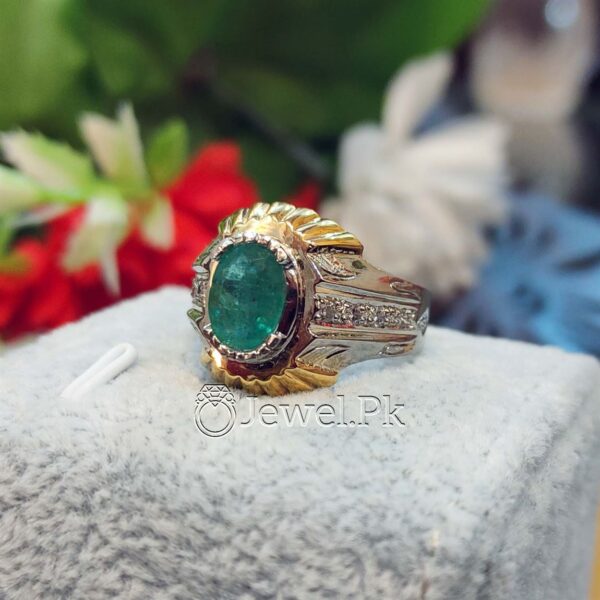 Zambian Emerald + Zamurd Ring buy online in Pakistan.