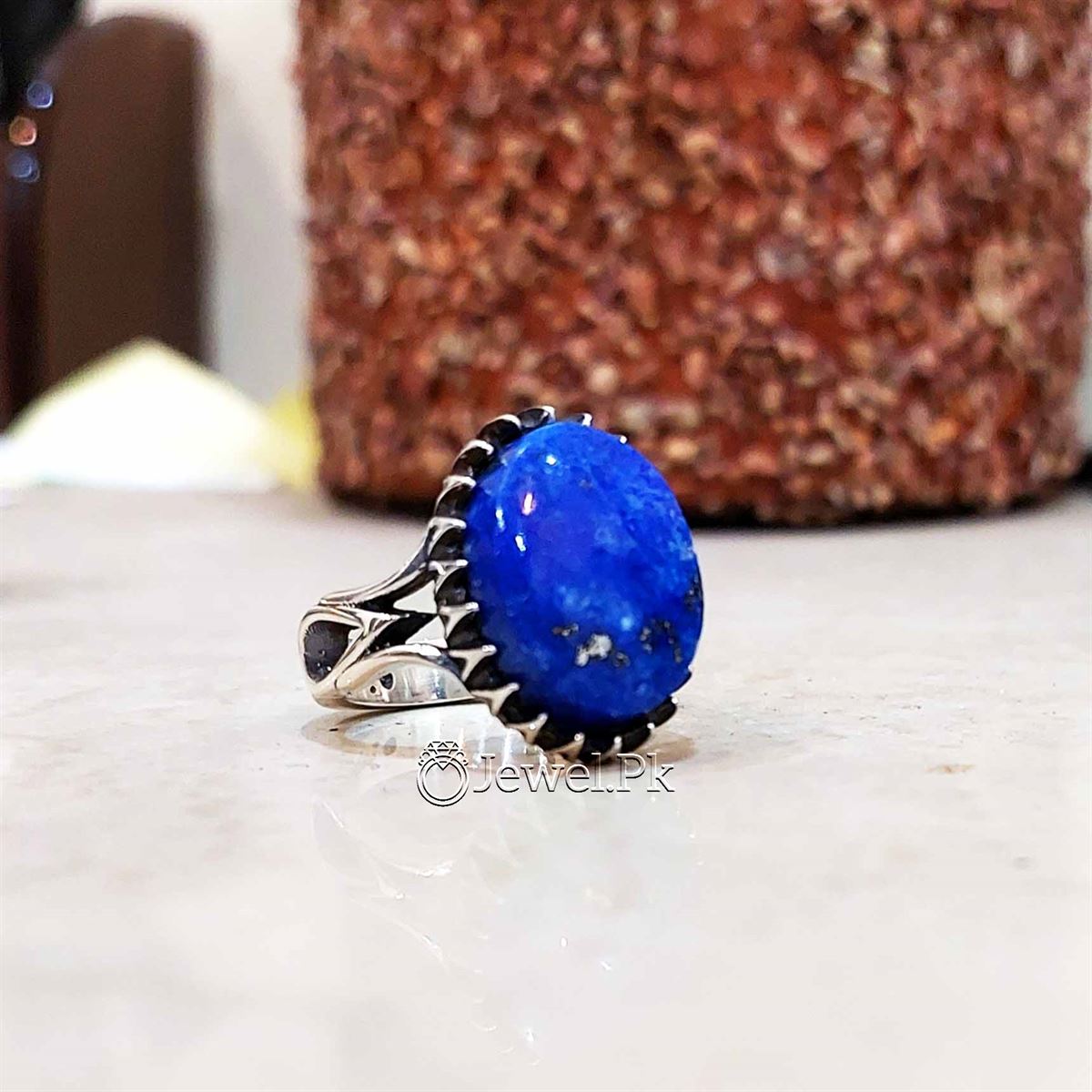 Natural LAPIS LAZULI (LAJWARD)– 925 Pure Silver Ring - Dazzling rocks that  mesmerize you!