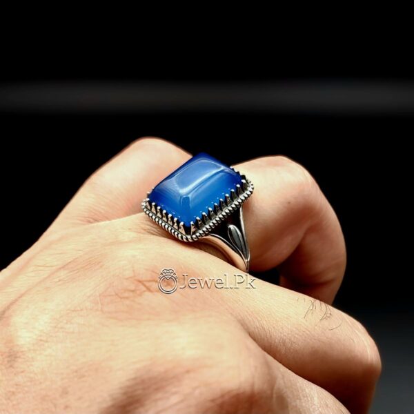 Irani Aqeeq Ring 925 Silver Heavy Durable 3
