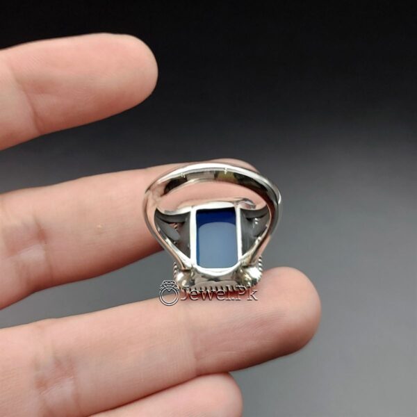 Irani Aqeeq Ring 925 Silver Heavy Durable 5
