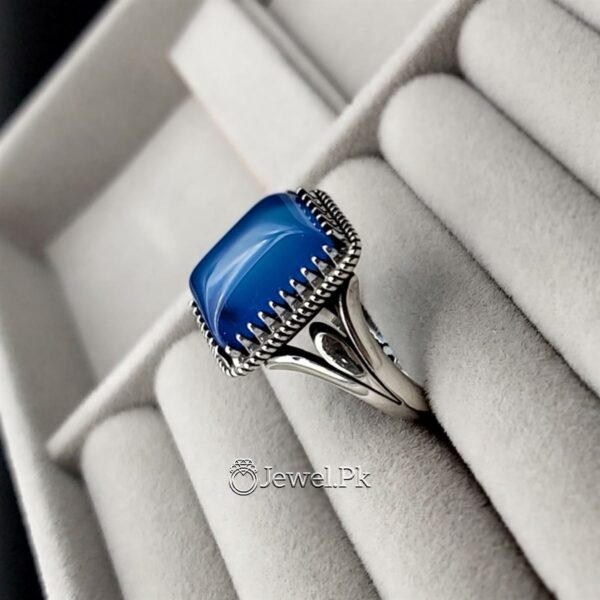 Irani Aqeeq Ring 925 Silver Heavy Durable 7