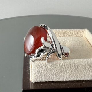 Original Yemen Agate (Untreated) Natural Stone 925 Silver - Yamni Aqeeq