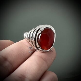 Natural Yemen Agate Yemeni Aqeeq Red Blood Color Kabadi Aqeeq Aqiq Stones 28