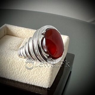 Original Yemen Agate (Untreated) Natural Stone 925 Silver - Yamni Aqeeq