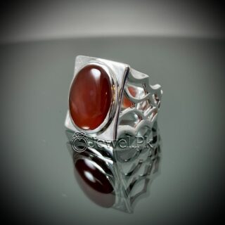 Original Yemen Agate (Untreated) Natural Stone 925 Silver - Yamni Aqeeq
