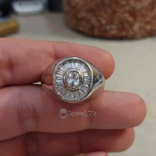 Luxury Italian Premium Quality Ring - 925 Silver Chandi - Micro Zircon