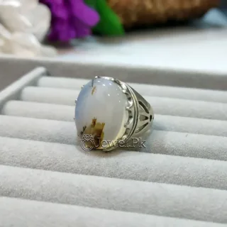 Shajri Aqeeq - Natural Dendritic Agate 925 Silver