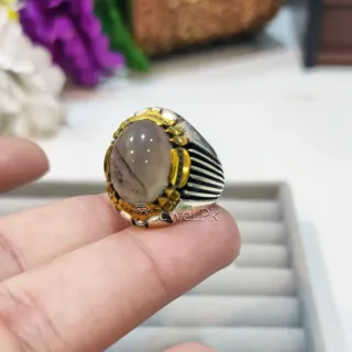 Shajri Aqeeq - Natural Dendritic Agate 925 Silver