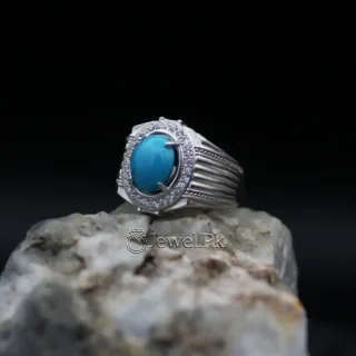 Original Irani Nishaburi Feroza Certified Turquoise