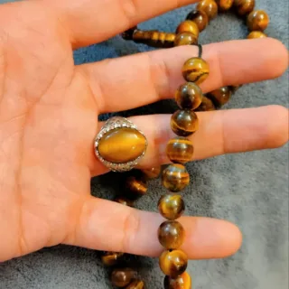 Tiger Eye Stone Ring 3