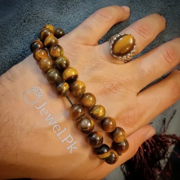 Tiger Eye Stone Ring 6