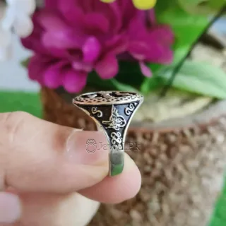 Allah Rasool Muhammad Ring 925 Silver islamic ring 1 1