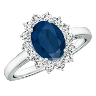 Blue Sapphire Rings Women