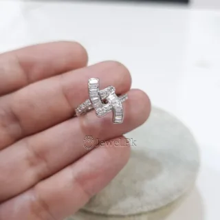Luxury Italian Women Ring - 925 Silver Chandi