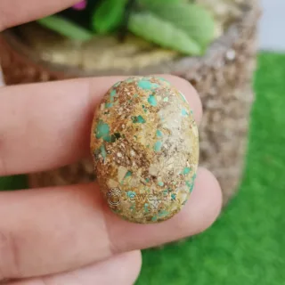 Natural Turquoise Stone - Nishaburi Feroza