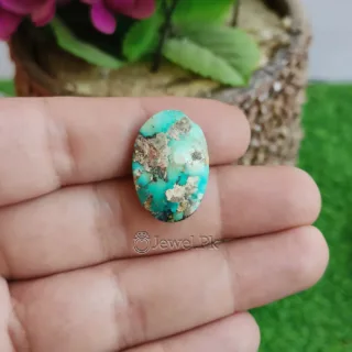 Natural Turquoise Stone - Green Hussaini Feroza