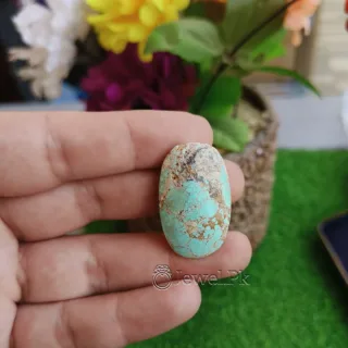 Natural Turquoise Stone - Green Hussaini Feroza