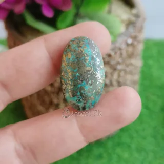 Natural Turquoise Stone - Green Hussaini Feroza