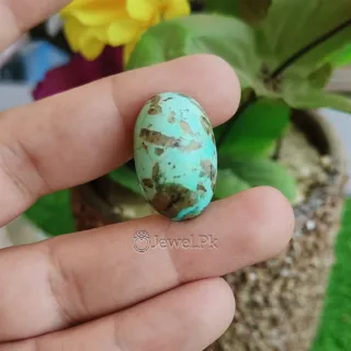 Natural Turquoise Stone - Green Hussaini Feroza