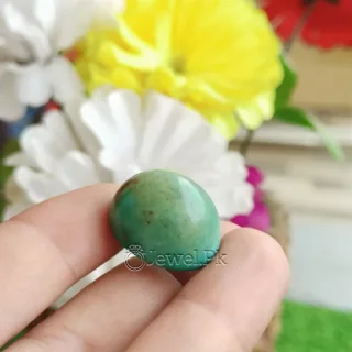 Natural Green Turquoise - Irani Hussaini Feroza - Lab Certified
