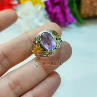 Natural Amethyst Stone ring Beautiful Handmade Ring 2