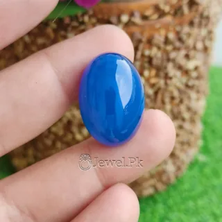 Blue Agate Aqeeq Stone Natural