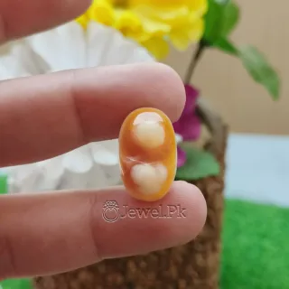 Eye Agate Natural - Twin Eye Aqeeq Natural Stone