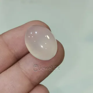 White Aqeeq - White Agate Natural Gemstone