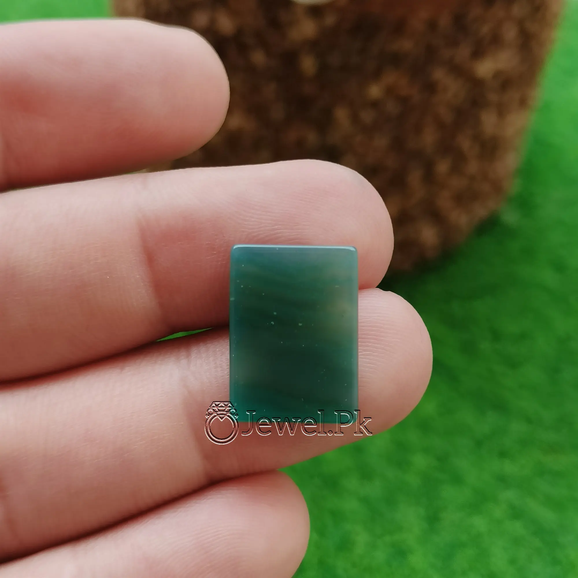 Sabz Aqeeq - Green Agate Natural Gemstone