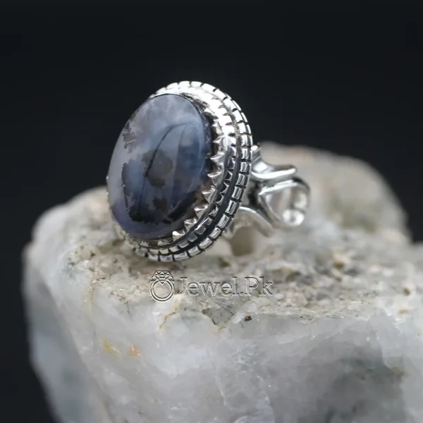 Shajri aqeeq ring silver 925 yemen agate stone 3