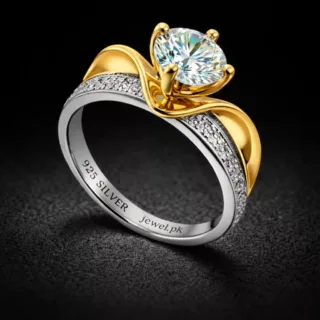 GRA Moissanite Ring Silver 925 2