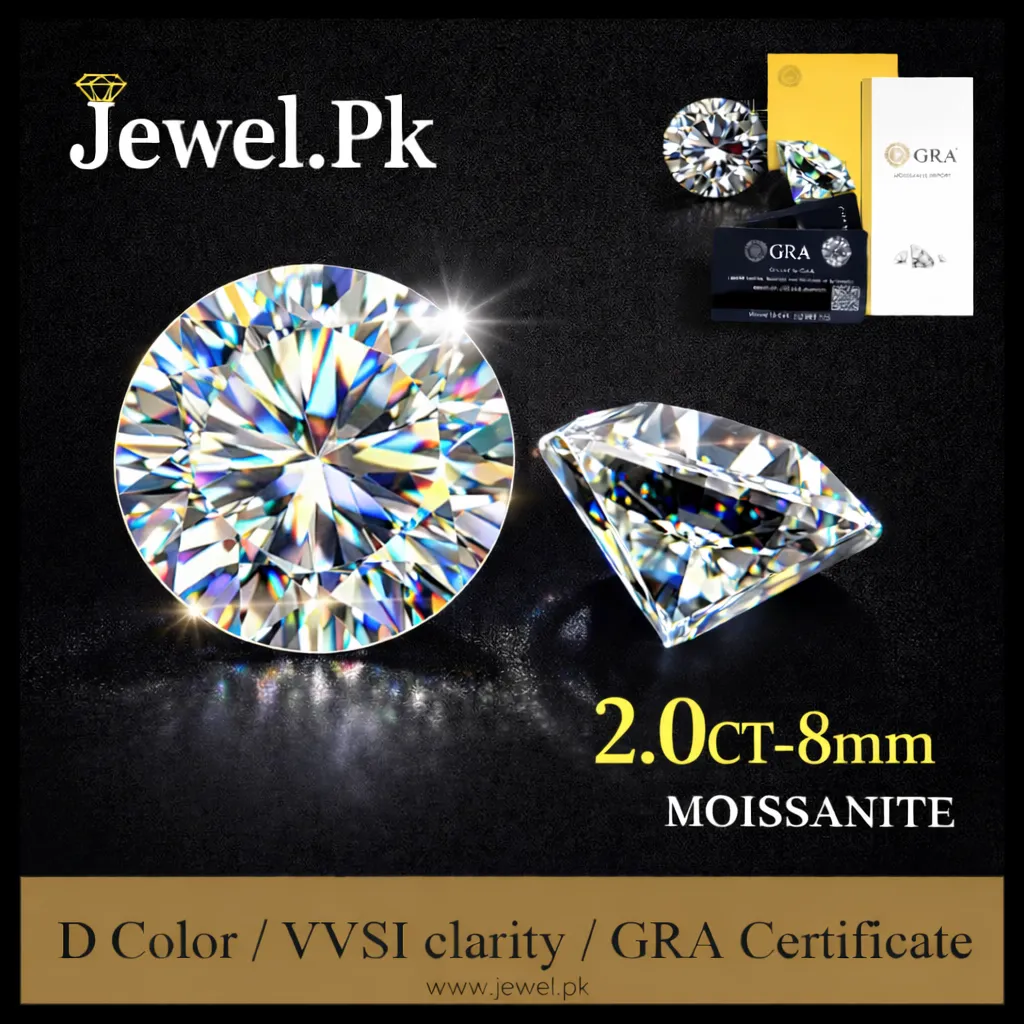GRA Certified Moissanite Diamond Stone buy online
