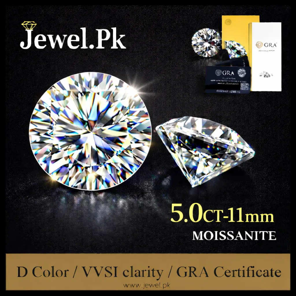GRA Certified Moissanite Diamond Stone buy online