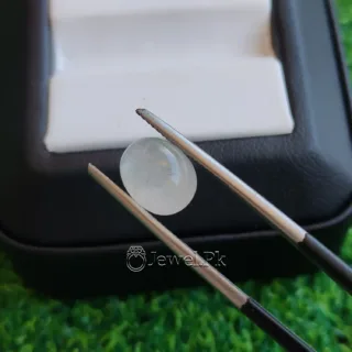 Natural White Aquamarine - Certified - Oval