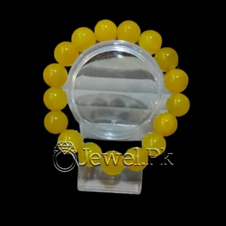 Natural Yellow Agate Beads Bracelet - Men/Women