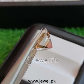 Imperial Topaz Natural Golden Topaz Gemstone Precision Cut Topaz Flower Cut Stone 10