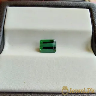 Natural Green Tourmaline Stone Step Cut 1