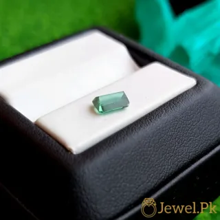 Natural Green Tourmaline Stone Step Cut 11