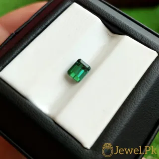 Natural Green Tourmaline Stone Step Cut 2
