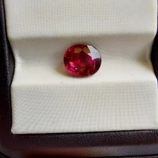 Natural Red Tourmaline - Reddish-Pink