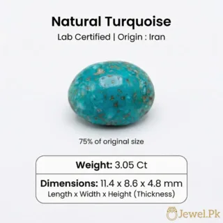 Natural Turquoise Stone -  Feroza