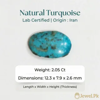 Natural Turquoise Stone - Feroza