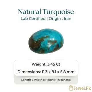 Natural Turquoise Stone - Feroza