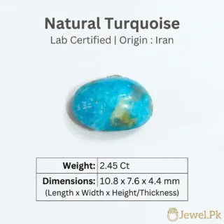 Natural Turquoise Stone -  Feroza