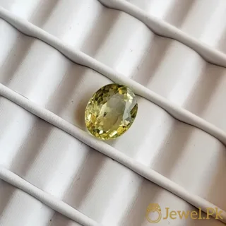 Natural Yellow Tourmaline Oval Shape 3