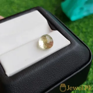 Natural Yellow Tourmaline Oval Shape 4