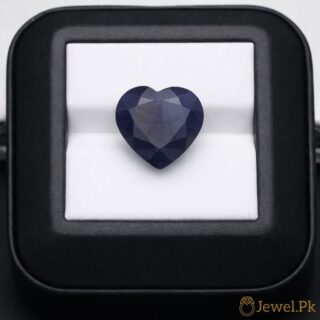 Natural Blue Sapphire Heart Shape Neelum stone - Certified