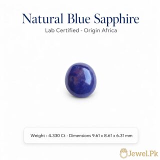 Natural Blue Sapphire  Neelam stone - Certified